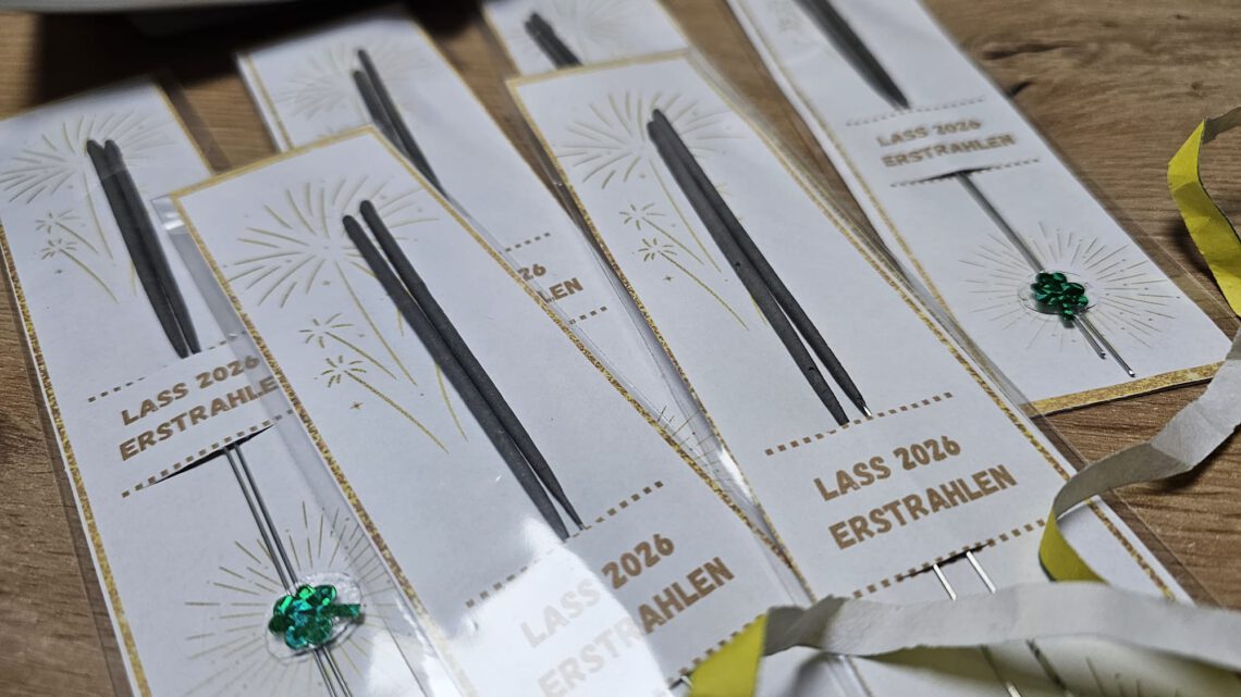 DIY Wunderkerzen-Halter für Silvester – Schnelle Tischdeko & Geschenkidee