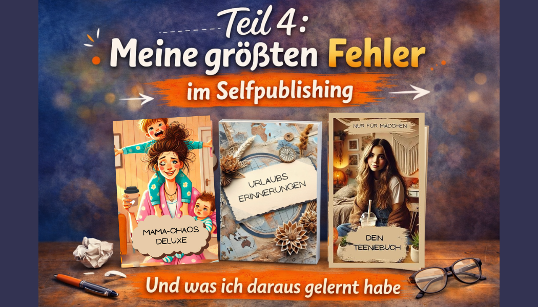 Teil 4: Meine größten Fehler im Selfpublishing und warum ich heute darüber lache